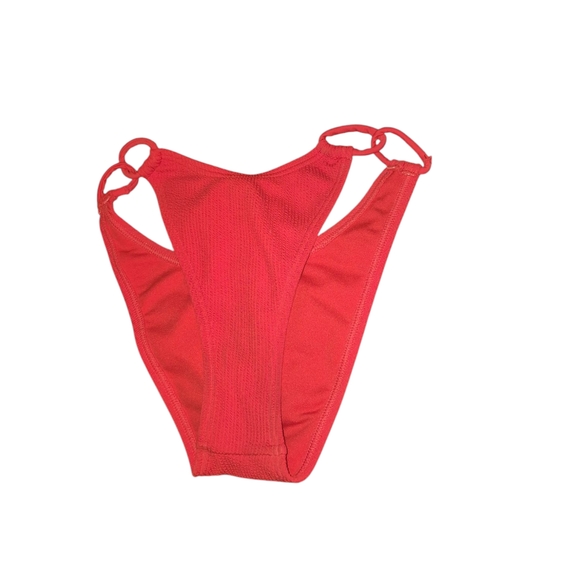 Damsel Vibrant Red Triangle 2 Piece Bikini with High-Cut Design - Picture 2 of 6